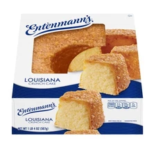 🟠 New Entenmann's Louisiana Crunch Coconut Glazed Nutty Pastry Soft Cake 1lb