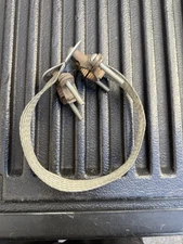 Bonding Jumper Clamps 1-1/4 to 2 , 1/2 To 1 Copper with Copper Braid 