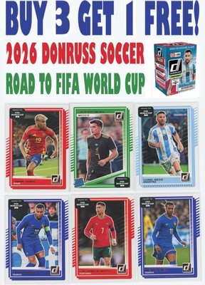 2025-26 Donruss Soccer Road to FIFA World Cup (BUY 3 GET 1 FREE) You Pick/Choose