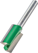 CraftPro Straight Two Flute Router Bit 1/4" Shank 15mm Cut