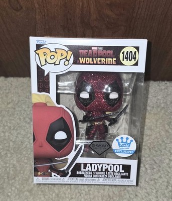 Funko Pop! Marvel Lady Deadpool ''Ladypool'' Diamond Exclusive #1404 w/Protector 