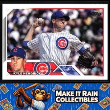 Kyle Hendricks 2023 Topps Series One #137 Chicago Cubs Baseball