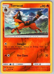 Torracat 16/73 Shining Legends Reverse Holo Common