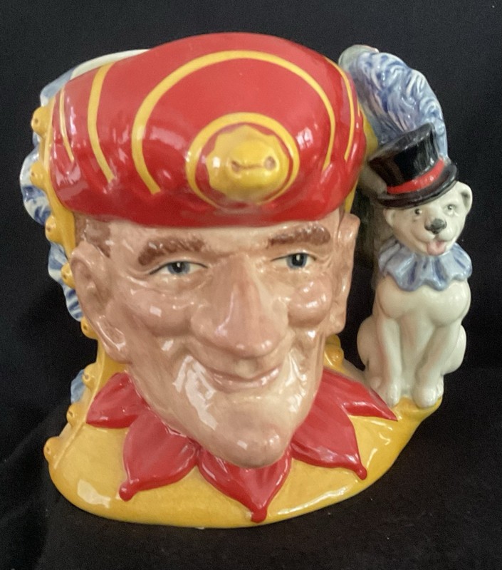 PUNCH AND JUDY  Royal Doulton Large Character Jug 