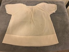 Vintage Baby  s Sheer Dressing Gown - Pink  Blue Embroidery