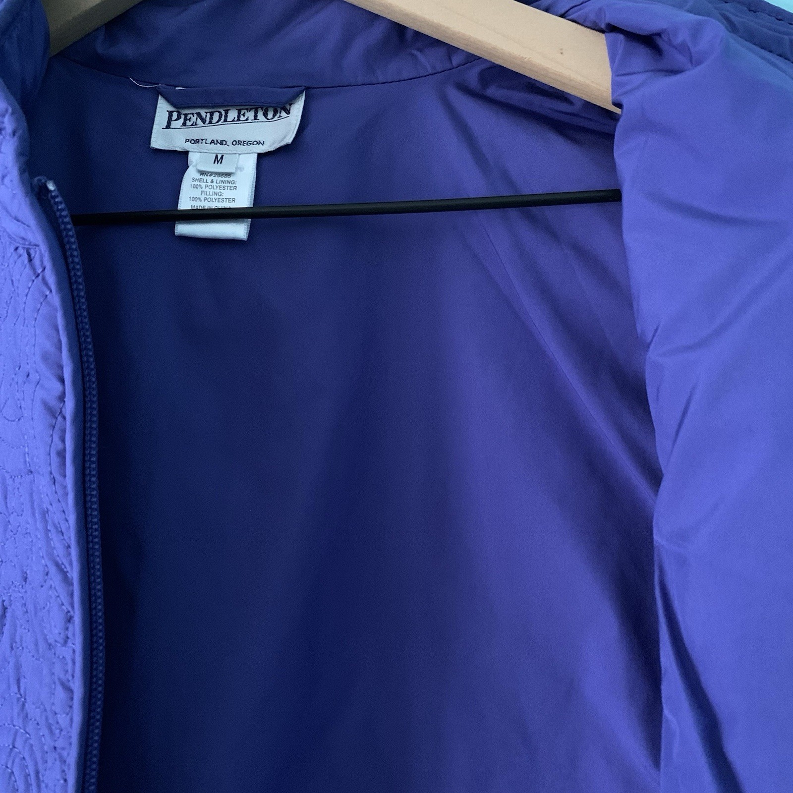 Pendleton Quilted Lightweight WOMENS Jacket Vest … - image 7