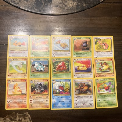 Pokemon Jungle Set - Complete 32 Card Set - Common Uncommon
