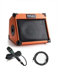Acoustic Guitar Amplifier, 20 Watt Bluetooth Amp for 20W 