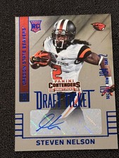 2015 Panini Contenders Draft Picks - Autographs Steven Nelson #258 College Draft