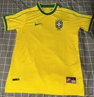 Signed Roberto Carlos Brazil Soccer Jersey Beckett Authenticated Autograph BAS
