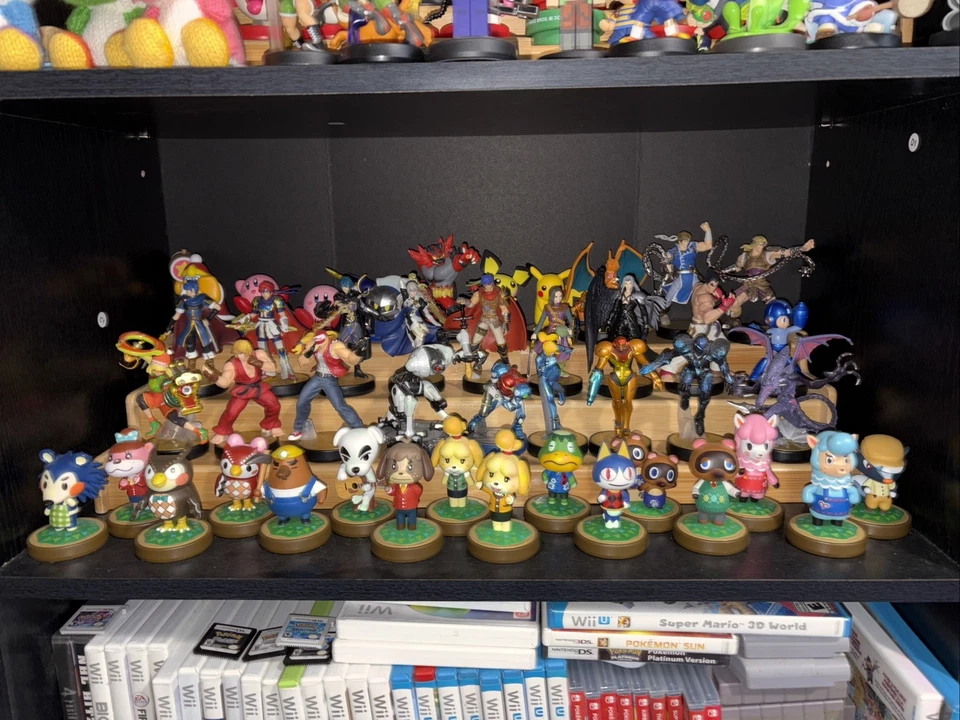 Lote de 137 Figuras Amiibo Super Smash Bros Mario Donkey Kong Zelda Etc Foto 2 de 4
