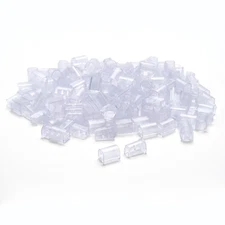 DELight 100Pcs End Caps Termination Caps for 18AWG SPT-1 Wire Zip Cord Lighting