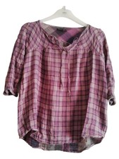 Camicia donna Broadway a quadri multicolore taglia 36/S casual