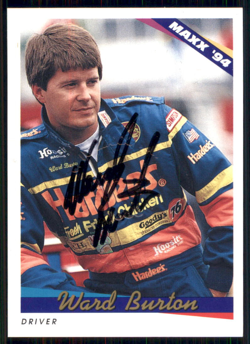 1994 Maxx #168 Ward Burton Autographs | eBay