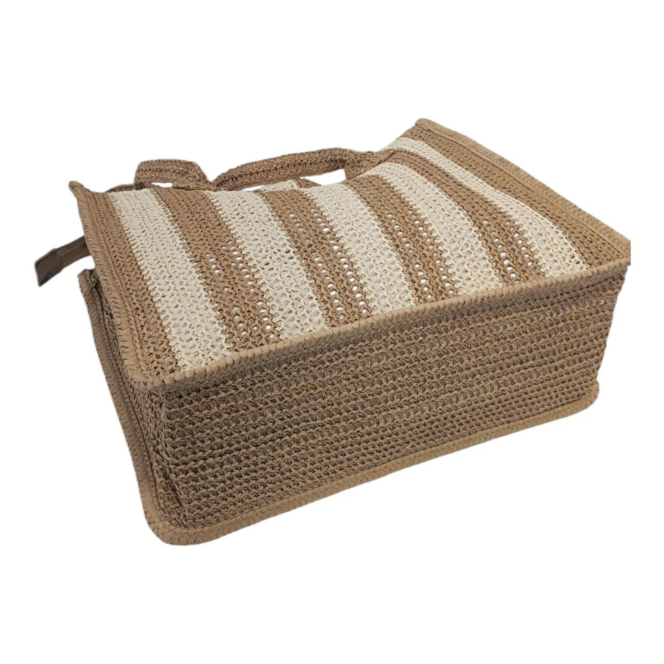 Borsa Paglia Sweet Years Mare Spiaggia Lago Barca Shopping Donna Ragazza Estate - Immagine 4 di 4