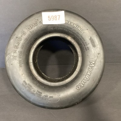 11x6.00-5 TIRE 11x600-5 11/6.00-5 11/600-5 Zero Turn Mower Slick Smooth 4ply NHS