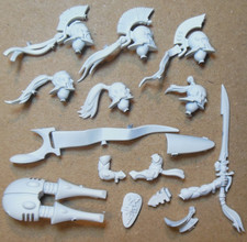 Warhammer 40k Eldar Aeldari - Shining Spears - Sword Heads Primed - Bits Bitz #A