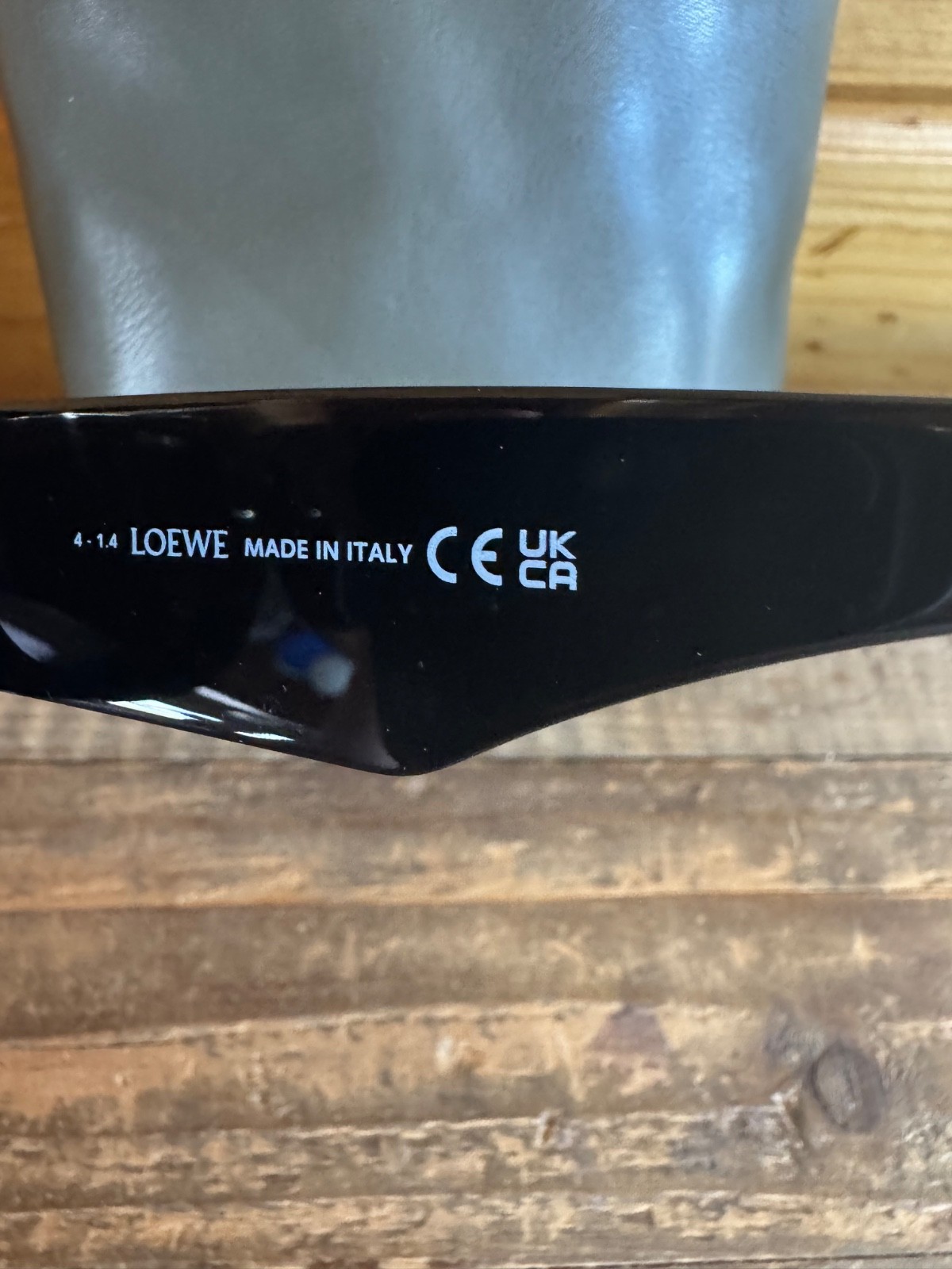 Loewe Black Rectangular Sunglasses Anagram 140mm … - image 8