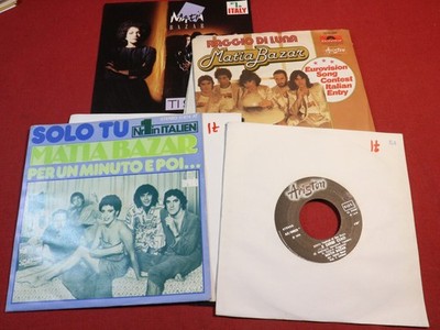 Matia Bazar  SAMMLUNG / COLLECTION  8x 7'' Single - Polydor Ariston WEA Ariola