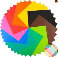 40 BläTter A4 Farbiges Kartonpapier, 10 Farbpaare (20 Farben) Zweifarbiges