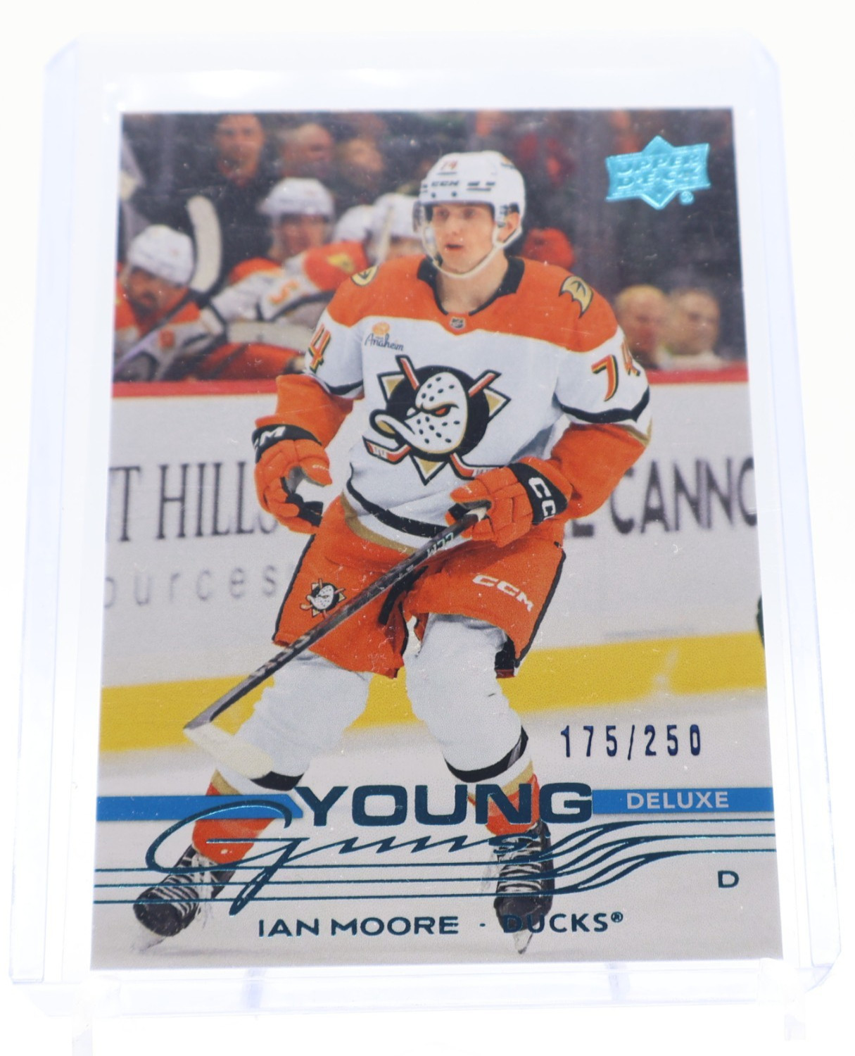 IAN MOORE 2025-26 UPPER DECK SERIES 1 DELUXE YOUNG GUNS RC SP #175/250 #232