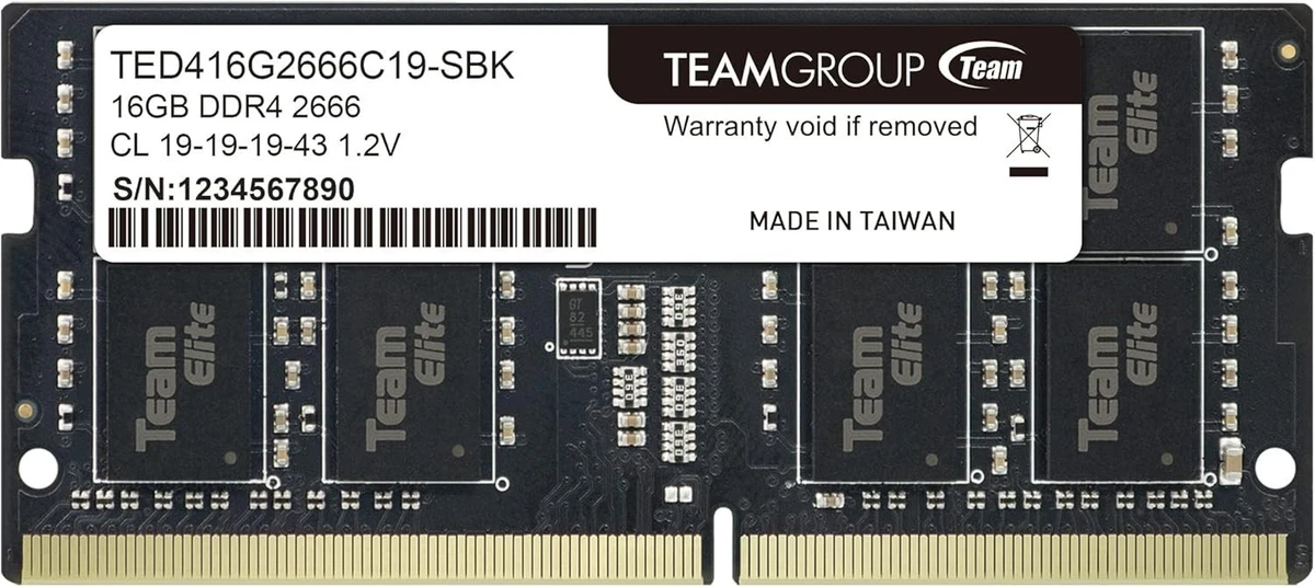 Team Group PC4-21300 (DDR4-2666) Bus Speed DDR4 SDRAM Memory (RAM
