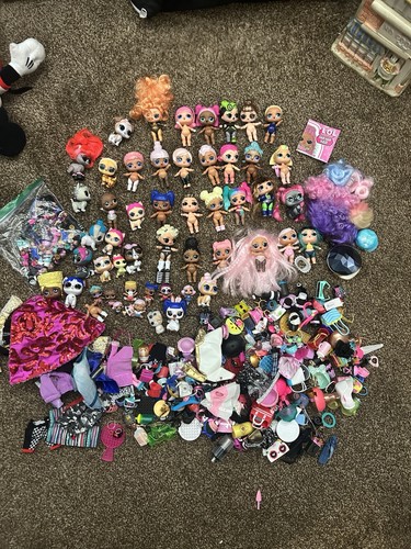 LOL Surprise Doll HUGE Lot 51 Dolls w/ Minis, Pets & Tons of Clothes Accessories