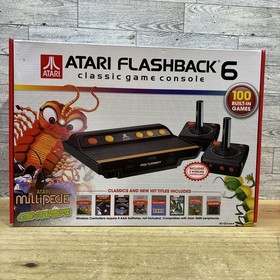 NEW SEALED ATARI Flashback 6 Classic 100 Games Console w/2 Controllers Free Ship