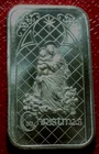 1978 Christmas-Madonna & Child Art Bar 1 Troy oz.999 Silver by Madison Mint