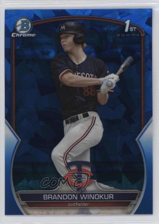 2023 Bowman Chrome Draft Sapphire Edition Brandon Winokur #BDC-69 01nw