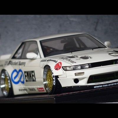 Ignition Model 1/18 Rocket Bunny S13 Pandem TRA Kyoto Diecast Car Model