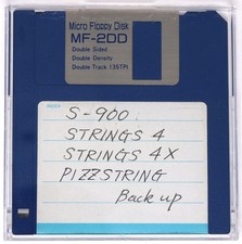 S-900 Strings 4 Strings 4X Pizzstring Backup Akai S900 Format Floppy Disk