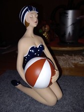 Frau Liegend Im Badeanzug Deko Badezimmer Neu