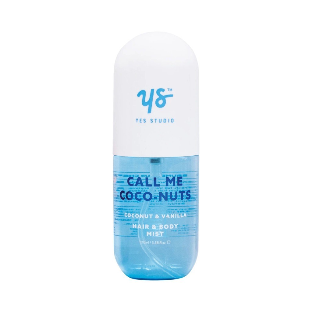 Yes Studio Call me Coconuts Coconut & Vanilla Scented Hair & Body Mist 100ml
