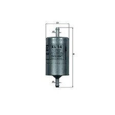 Kraftstofffilter für Opel Vectra A J89 B J96 id17330