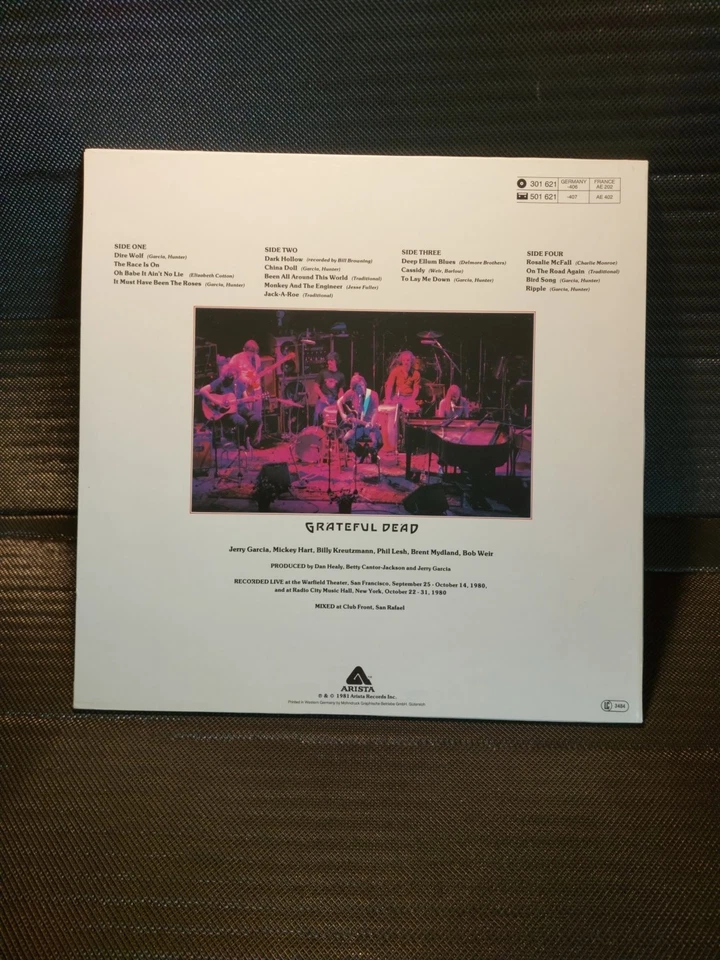 GRATEFUL DEAD Reckoning Nr. 301620 Lp Ger 1981 Sleeve/Vinyl = NM - Bild 2 von 4