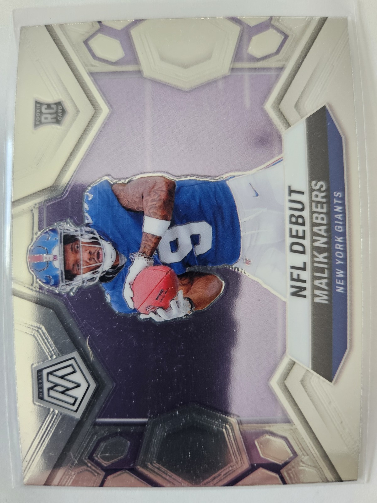 2024 Panini Mosaic #284 Malik Nabers NFL Debut RC