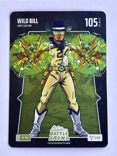 Bo Jackson Battle Arena ‘Wild Bill’ William Contreras Glow Battlefoil #BF-106