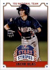 2015 USA Baseball Stars and Stripes #46 Jacob Blas - BB