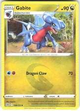 Carta Pokemon Gabite 108/172 Stelle Brillanti BRS NM TCG