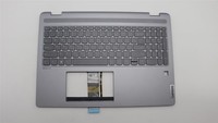 Lenovo Ideapad 5 16IRU8 Tastatur Handauflage Oberdeckel Griechische Arctic Grau