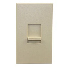 LUTRON NF-10-IV, NOVA, 120V, 16A, FLUORESCENT 3W HI-LUME LED SLIDE DIMMER, IVORY