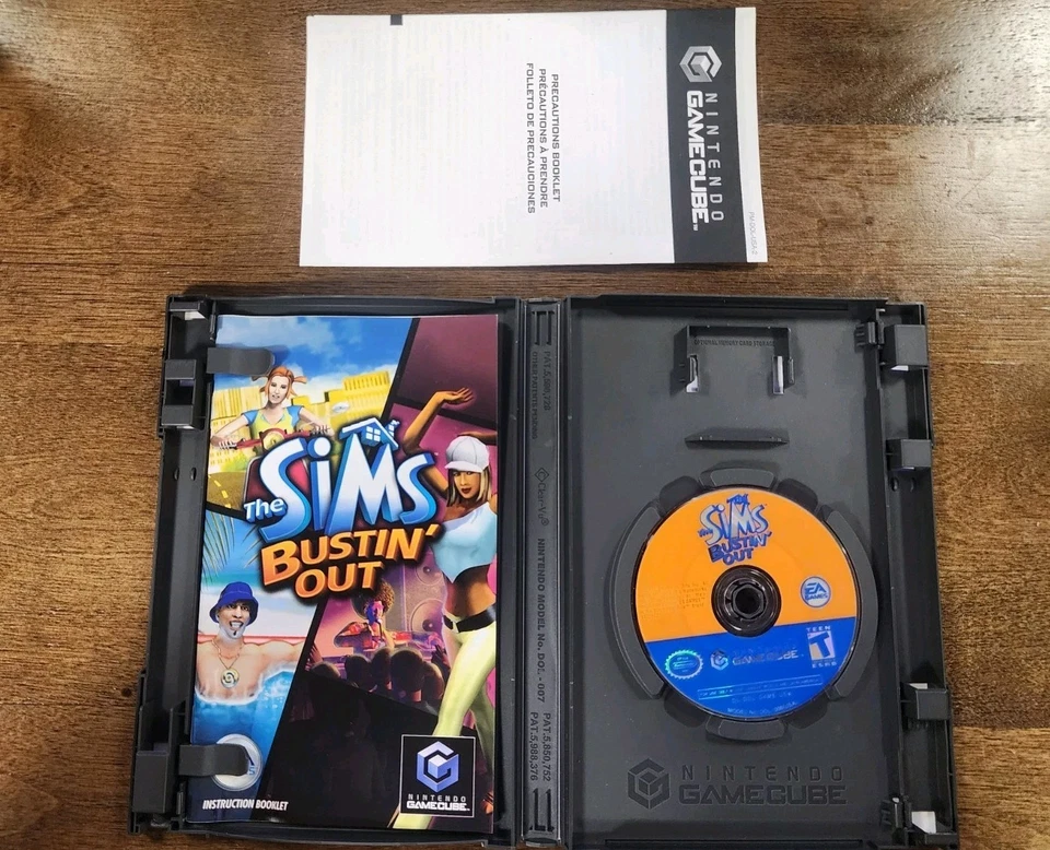 GameCube The Sims Bustin' Out (Nintendo GC, 2003) CIB Tested And Working - Image 4 of 4