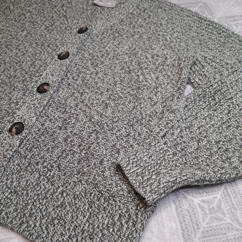Everlane Womens XS Wool Cardigan Sweater Chunky Knit Sea Foam Green Oversized - Picture 5 of 14