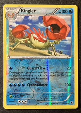 REVERSE HOLO Kingler 14/119 - 2014 Pokemon Phantom Forces Uncommon Card CLEAN NM