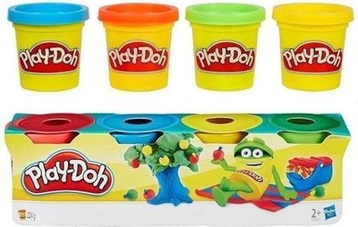 Play-Doh Kneten Set Rot Blau Grün Gelb Hasbro 224g