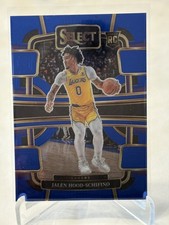 2023-24 NBA Select Basketball Jalen Hood-Schifino Blue Silver Prizm (RC)