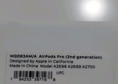Apple AirPods Pro (2nd Gen) with Lightning MagSafe Charging Case
