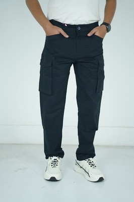 Men's Flex Cargo Trousers Heavy Duty Stretch Casual Pants