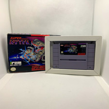 Super R-Type (Super Nintendo SNES, 1991) Cartridge w/ Box, tested